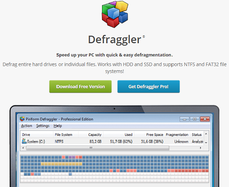 CCleaner Defraggler