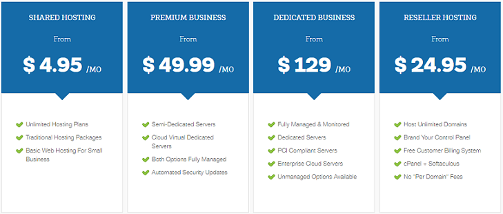 GlowHost Pricing Plans