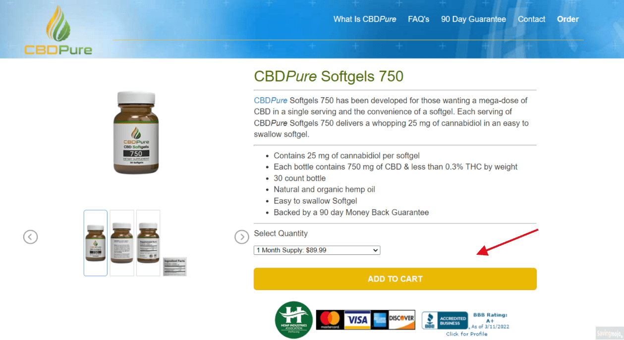 CBD Pure Product 