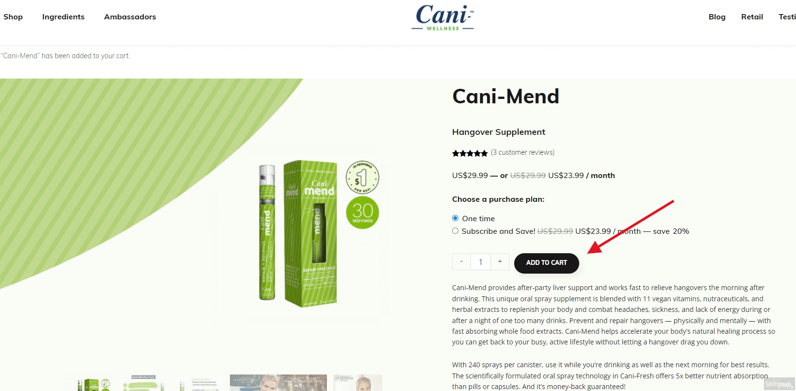 Cani wellness product 