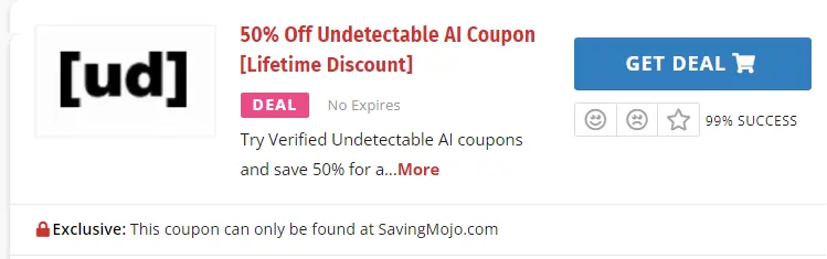 Undetectable AI Discount